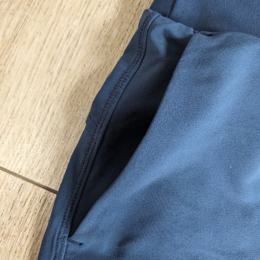 Zella Slate Blue Drawstring Athletic Skort - Picture 6 of 12